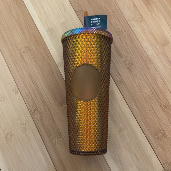 Starbucks Other - Starbuck 24oz Gold Studded 50 Year Limited Edition